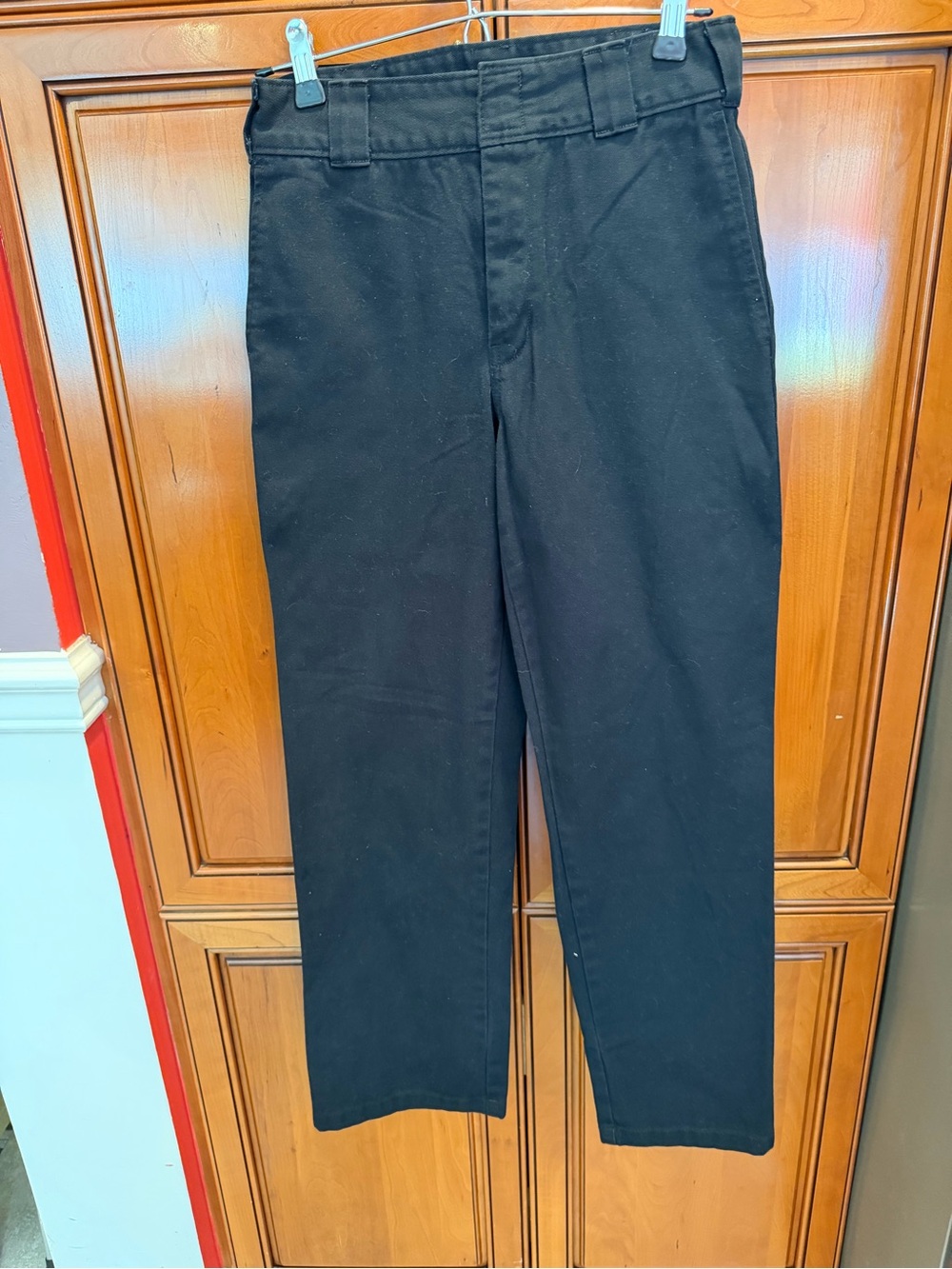 Dickies Black Straight-Leg Work Trousers